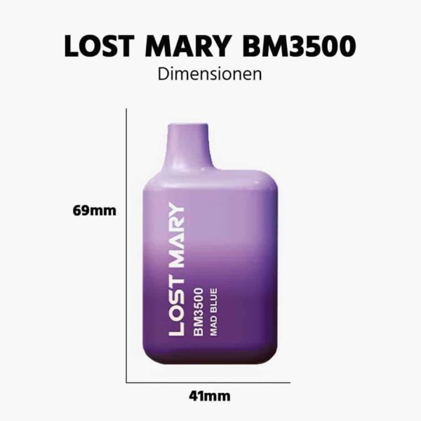 LOST MARY Mad Blue | Disposable Vape with 3500 puffs - Image 2