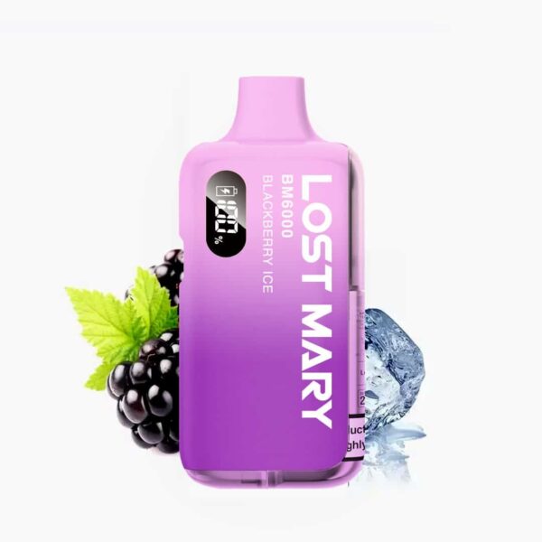 LOST MARY BM6000 | Blackberry Ice | Vape Kit up to 6000 puffs