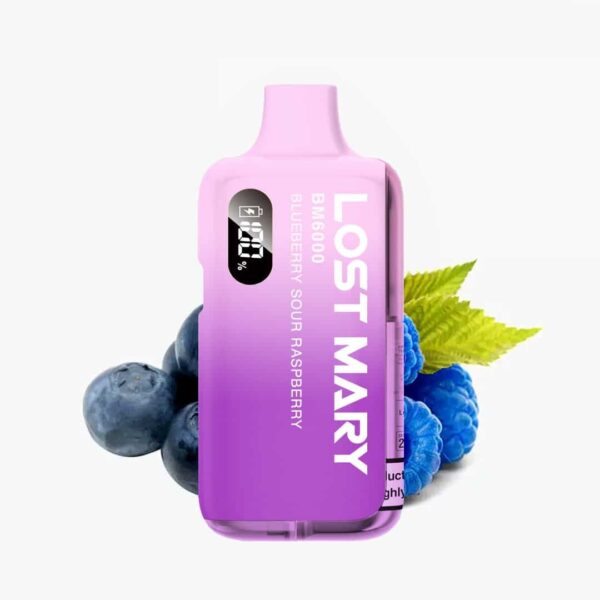 LOST MARY BM6000 | Blueberry Sour Raspberry | Vape Kit up to 6000 puffs